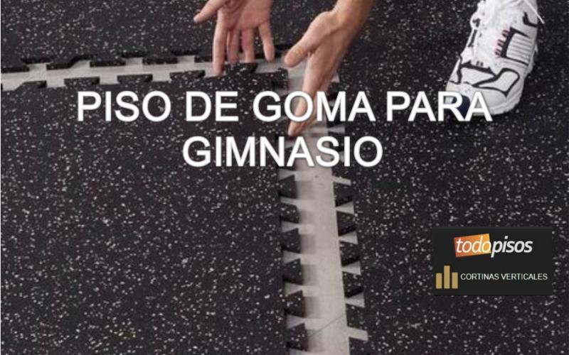 PISO DE GOMA PARA DEPOSITOS Y GIMNASIOS